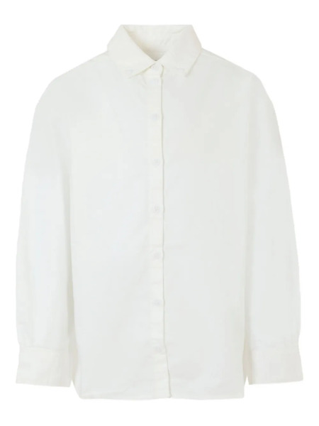  Calvin Klein Kids Long-sleeve Button-down Shirt - White 