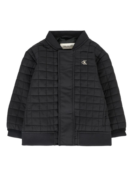  Calvin Klein Kids Quilted Bomber Jacket - Black 