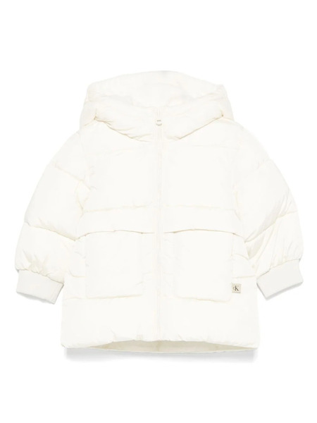  Calvin Klein Kids Quilted Jacket - White 