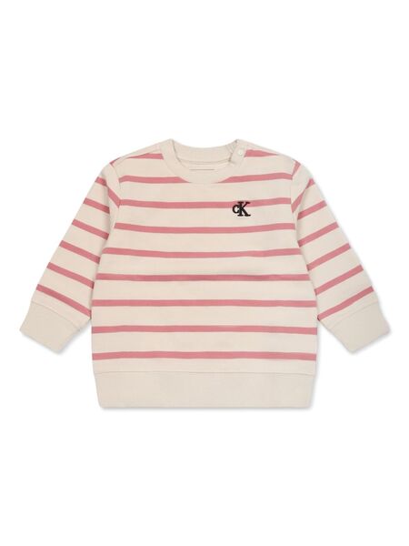  Calvin Klein Kids Striped Sweater - Neutrals 