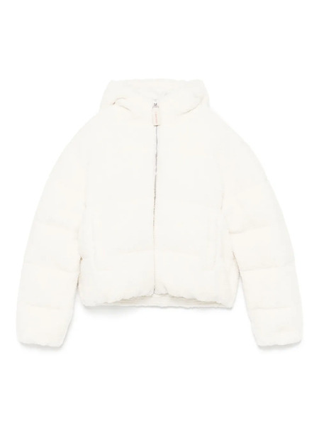  Calvin Klein Kids Teddy Hooded Puffer Jacket - White 