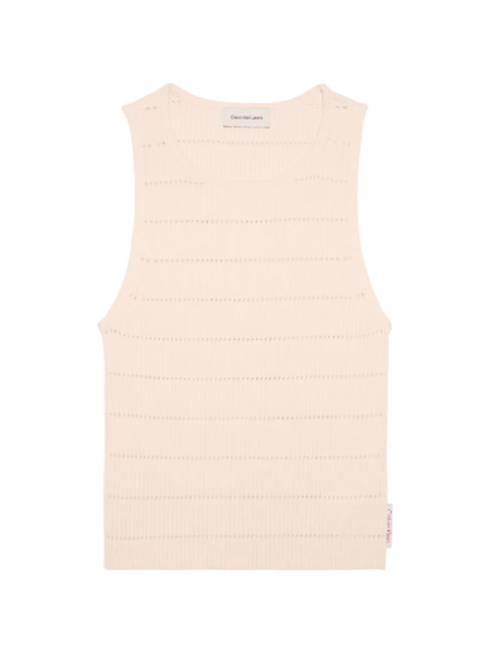  Calvin Klein Knit Sleeveless Vest - Neutrals 