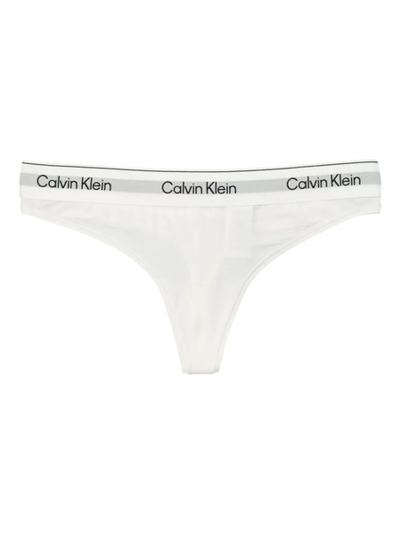  Calvin Klein Logo-band Thong - White 
