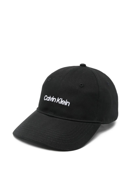  Calvin Klein Logo Baseball Hat - Black 