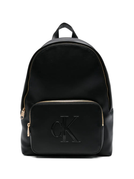  Calvin Klein Logo-detail Backpack - Black 