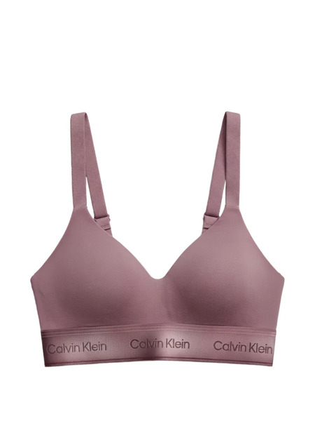  Calvin Klein Logo-detail Bra - Purple 