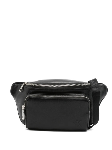  Calvin Klein Logo-embossed Belt Bag - Black 