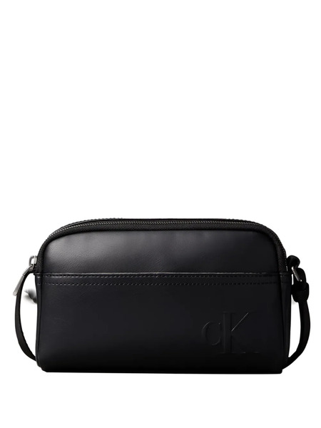  Calvin Klein Logo-embossed Cross Body Bag - Black 