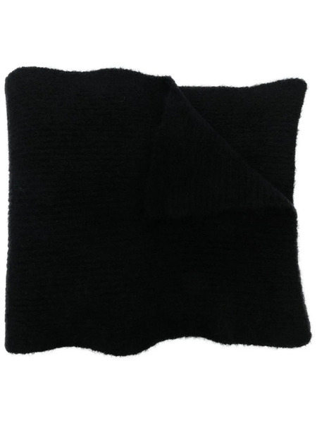 Calvin Klein Logo-embroidered Scarf - Black 