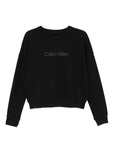  Calvin Klein Logo-embroidered Sweater - Black 
