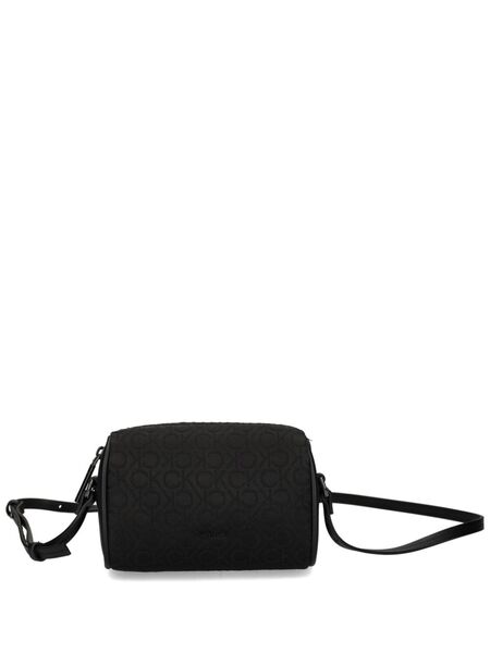  Calvin Klein Logo-print Crossbody Bag - Black 