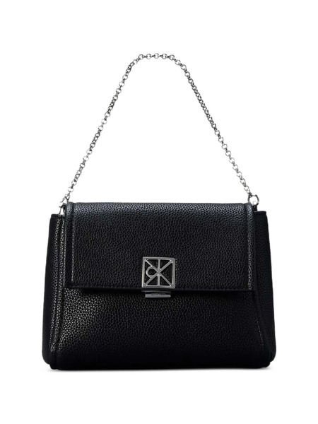  Calvin Klein Logo Shoulder Bag - Black 