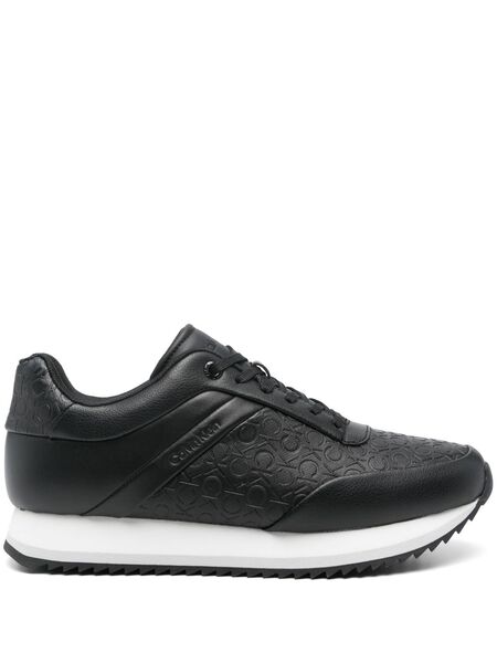  Calvin Klein Logo Sneakers - Black 