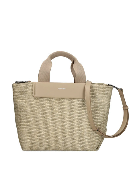  Calvin Klein Logo-stamp Tote Bag - Neutrals 