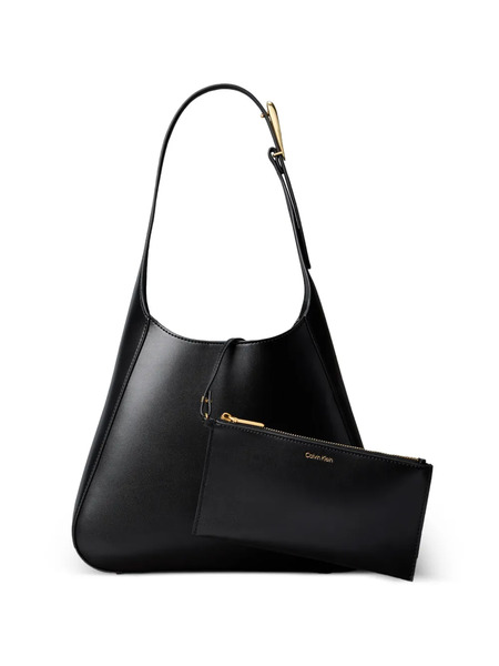  Calvin Klein Medium Trapeze-shape Shoulder Bag - Black 