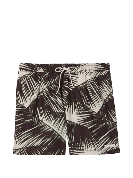  Calvin Klein Palm Tree Swim Shorts - Brown 