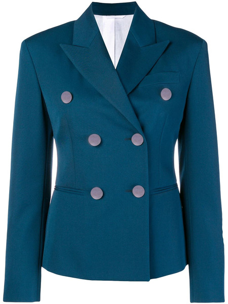  Calvin Klein Peaked Lapel Blazer - Blue 