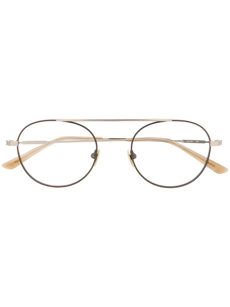  Calvin Klein Pilot-frame Glasses - Metallic 