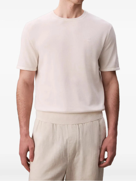  Calvin Klein Pima Knitted Sweater - Neutrals 