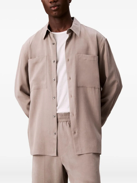  Calvin Klein Pocket Long-sleeved Shirt - Neutrals 