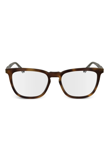  Calvin Klein Rectangle Acetate Frames - Brown 