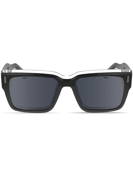  Calvin Klein Rectangle-frame Sunglasses - Black 