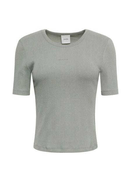  Calvin Klein Ribbed T-shirt - Green 