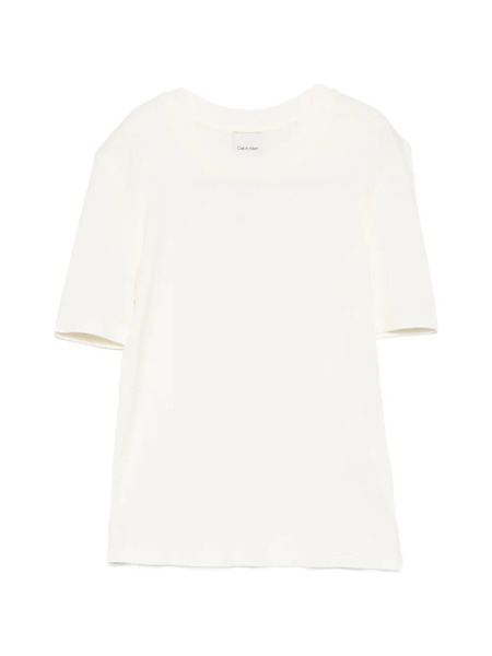  Calvin Klein Ribbed T-shirt - Neutrals 