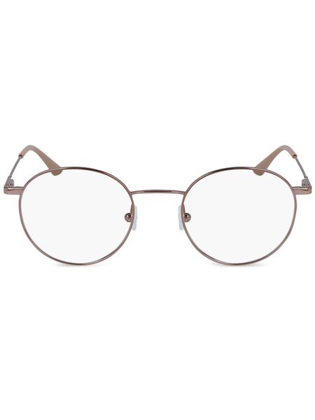  Calvin Klein Round-frame Glasses - Gold 