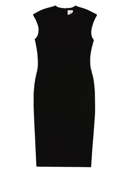  Calvin Klein Sleevess Midi Dress - Black 