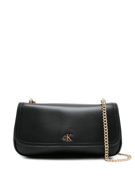  Calvin Klein Small Logo-detail Shoulder Bag - Black 