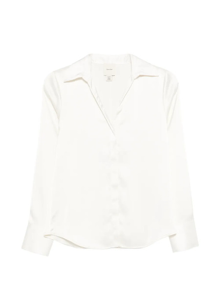  Calvin Klein Spread-collar Shirt - Neutrals 
