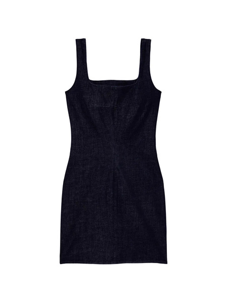  Calvin Klein Square-neck Mini Dress - Blue 