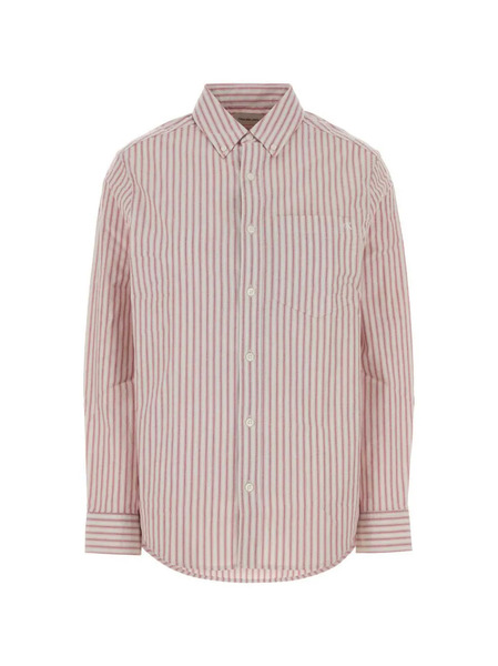  Calvin Klein Striped Classic Shirt - Neutrals 