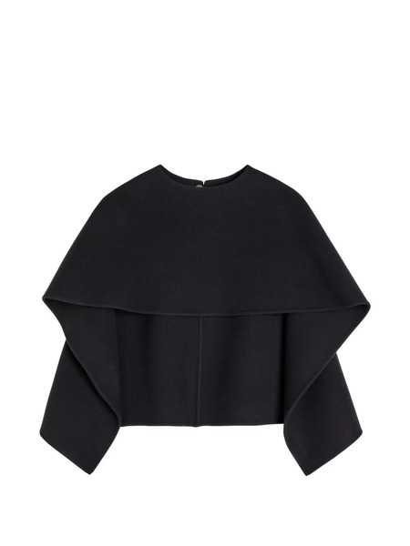  Calvin Klein Taylor Draped Cape - Black 