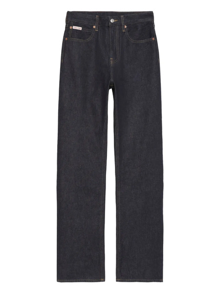  Calvin Klein Topstitched Trousers - Blue 