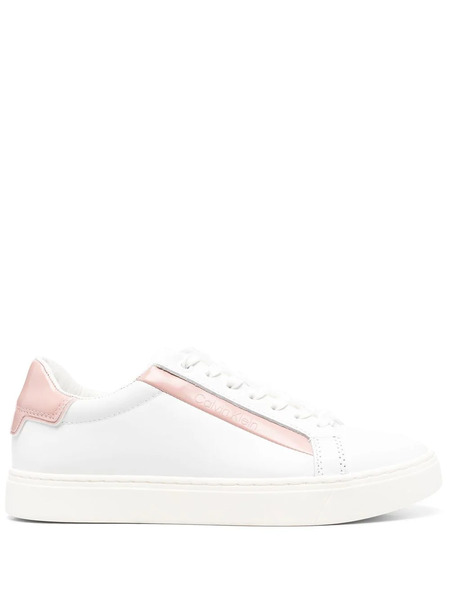  Calvin Klein Two-tone Low-top Sneakers - White 