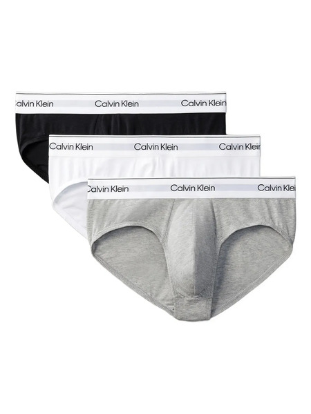  Calvin Klein Underwear Logo Waistband 3-pack Briefs - White 