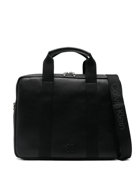  Calvin Klein Zip-fastening Laptop Bag - Black 