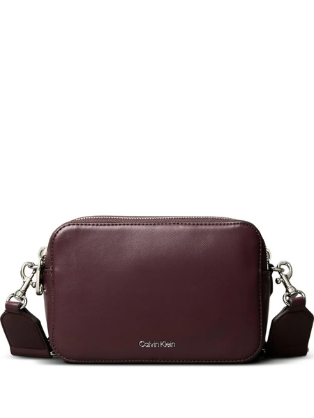  Calvin Klein Zip Shoulder Bag - Red 