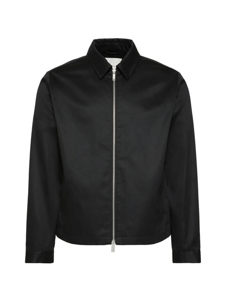  Calvin Klein Zip-up Shirt Jacket - Black 