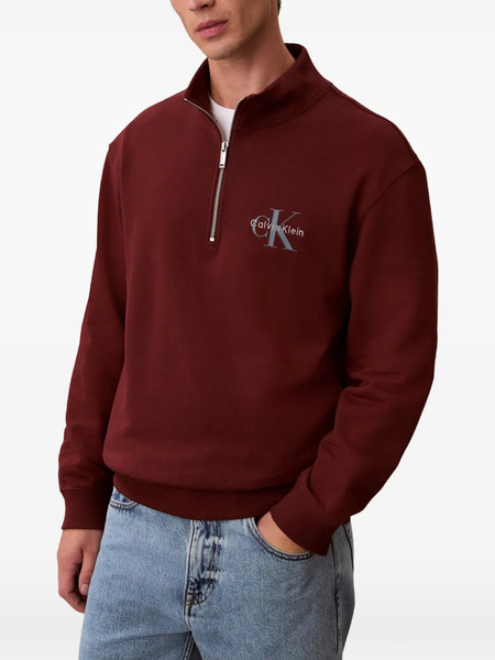  Calvin Klein Zip-up Sweater - Red 