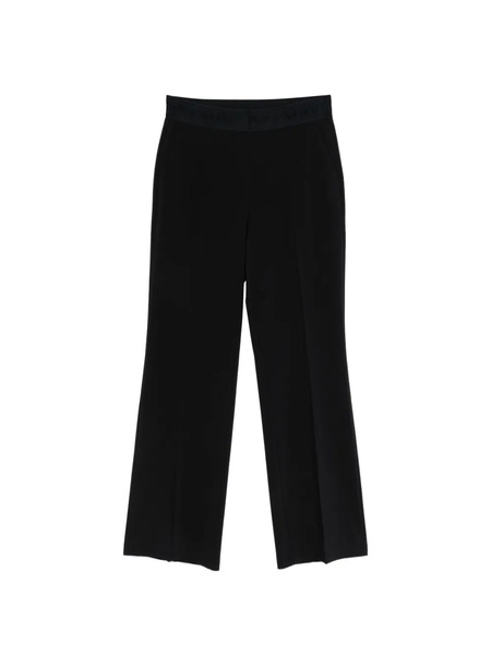  Cambio Ava Logo-waistband Trousers - Black 