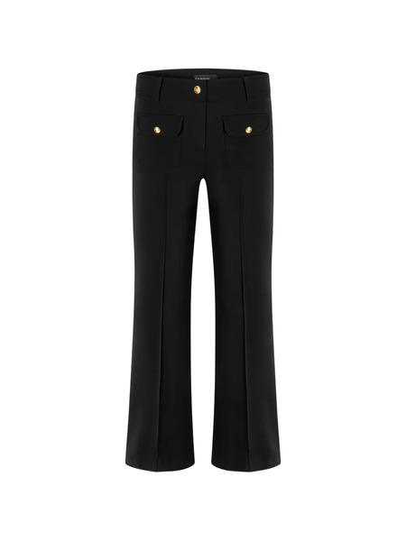  Cambio Farah Patched Pocket Trousers - Black 