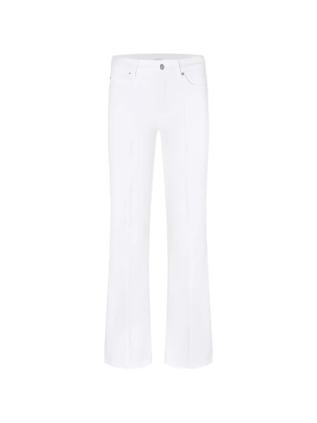  Cambio White Flared Jeans 