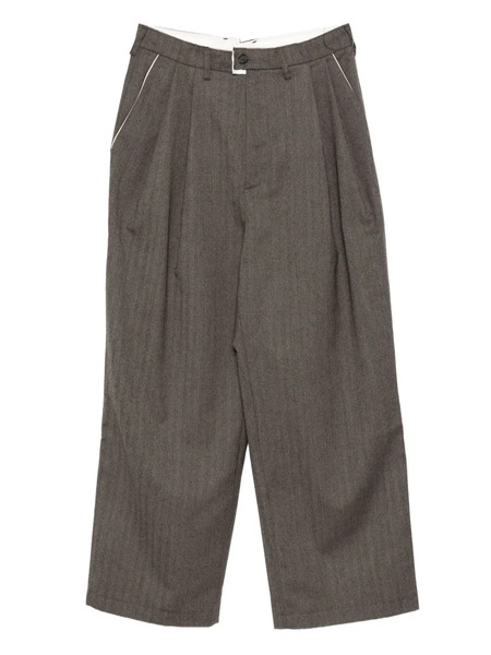  Camiel Fortgens Herringbone Trousers - Grey 