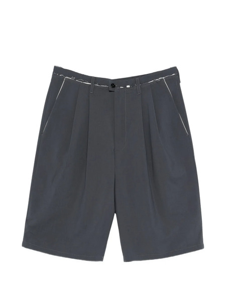  Camiel Fortgens Pleated Seam Shorts - Blue 