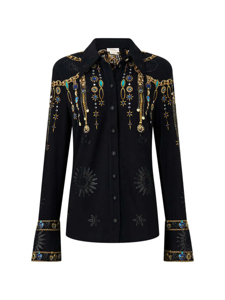  Camilla Amulets And Alchemy Fitted Shirt - Black 