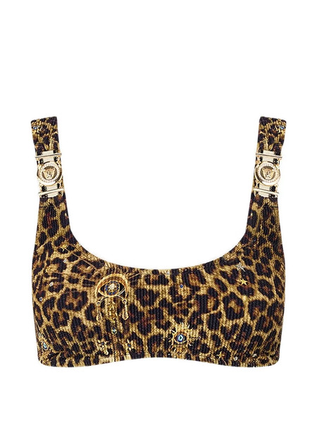  Camilla Crinkle Strap Trims Bikini Top - Neutrals 