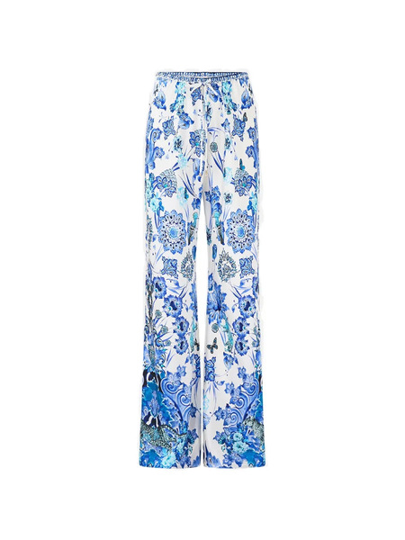  Camilla Drawstring Trousers - White 